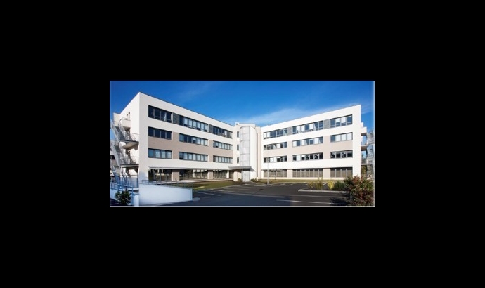 Vue de l'immeuble de bureaux