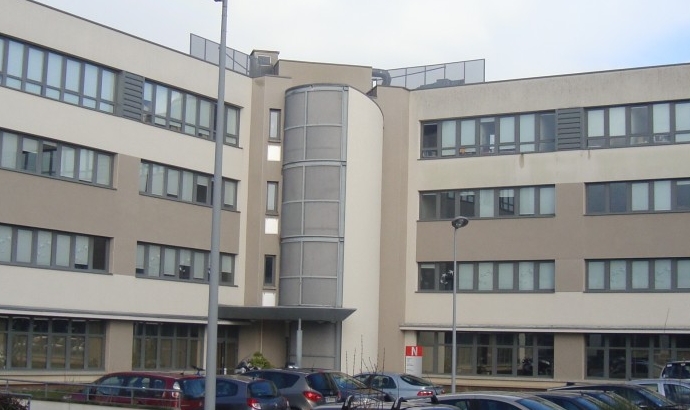 Vue de l'immeuble de bureaux