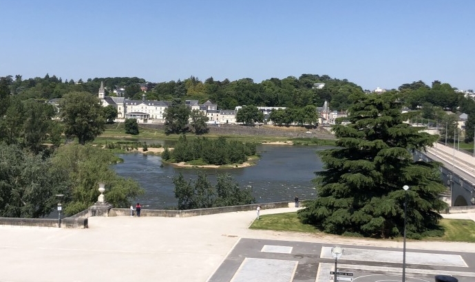 Vue sur la Loire de l'hôtel